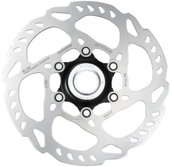 ROTOR ZA DISK KOČNICU SHIMANO SM-RT68-S, 160MM, CENTER LOCK, SA ZAKLJUČNIM PRSTENOM, BULK - Slika 2