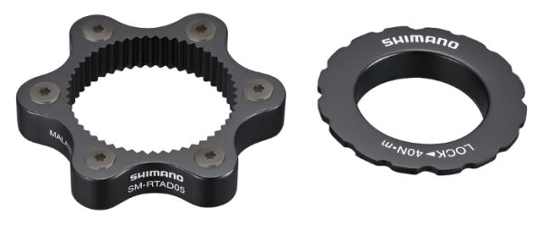ADAPTER SHIMANO ZA ROTOR SHIMANO SM-RTAD05, IZ CENTERLOCK NA 6-VIJAKA, WITH OUTER SERRATION SA ZAKLJUČNIM PRSTENOM, IND.PACK