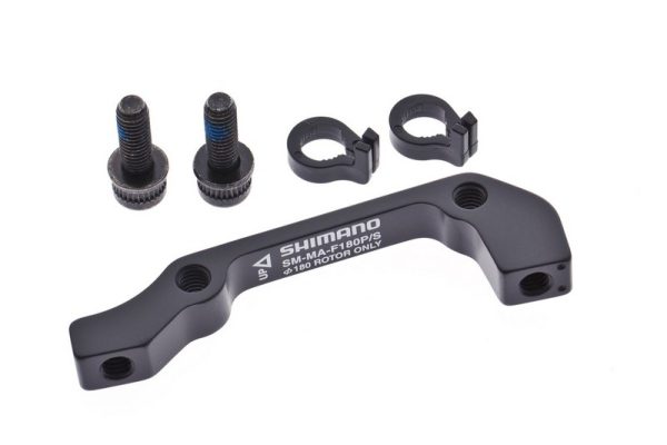 ADAPTER ZA DISK KOČNICU SHIMANO SM-MA-F180P/S, VIJAK X 4, STOP RING X 2, IND.PACK
