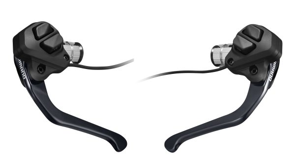 RUČICA KOČNICE/MJENJAČA SHIMANO ULTEGRA DI2 ST-6871, 11X2 BRZINA, ZA TT VOLAN, BEZ SAJLE MJENJAČA, BUŽIR KOČNICE-R680 800X1000/1800X2000MM CRN, UKLJ. TL-EW02, IND.PACK