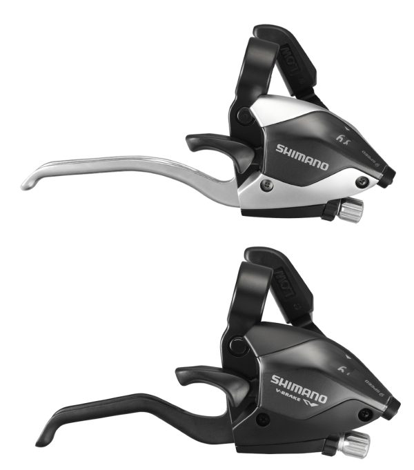 RUČICA KOČNICE/MJENJAČA SHIMANO TOURNEY ST-EF51-A9R2A, DESNA 9 BRZINA, SAJLA 2050MM, EZ-FIRE PLUS, 2 PRSTA ALLOY, ZA V-BRAKE, OGD WINDOW TIP, CRNA, IND.PACK