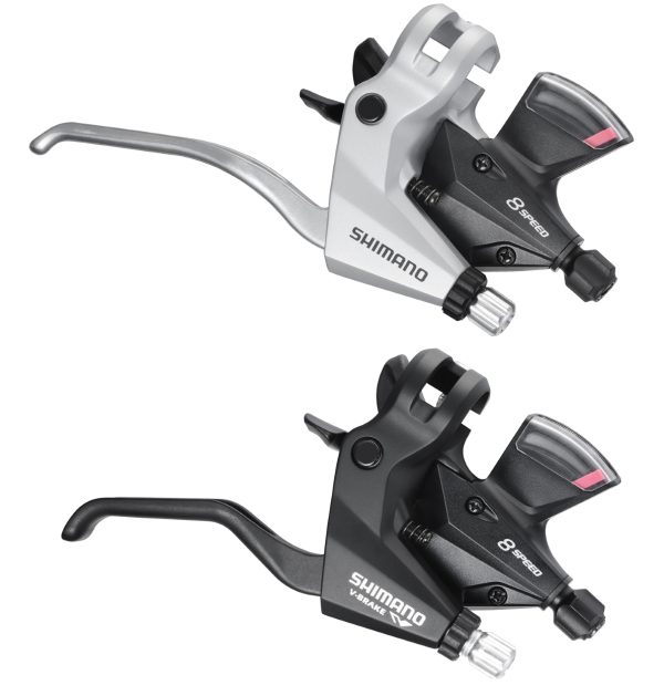 RUČICA KOČNICE/MJENJAČA SHIMANO ALTUS ST-M310-L-2, DESNA 8 BRZINA, SAJLA 2050MM STAINLESS, RAPIDFIRE PLUS, 2 PRSTA ALLOY, ZA V-BRAKE, CRNA, IND.PACK
