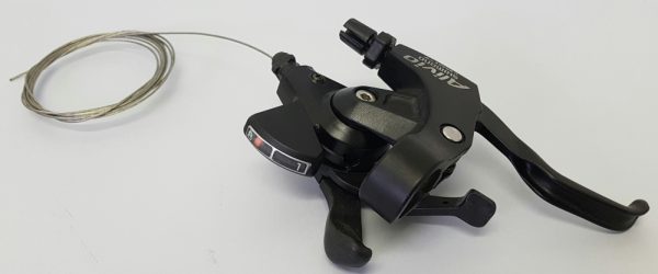 RUČICA KOČNICE/MJENJAČA SHIMANO ALIVIO ST-MC18, DESNA 8 BRZINA, 2 PRSTA, SAJLA MJENJAČA 2050MM, OGD, BULK