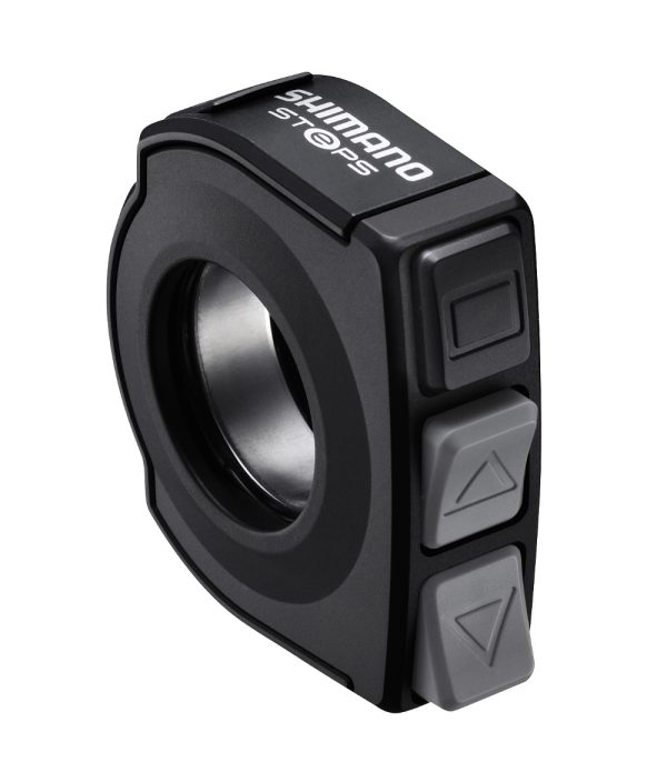 TASTER SHIMANO STEPS SW-E6000,SWITCH FOR ASSIST(INITIAL SETTING/SEIS SHIFT COMPATIBLE),W/ELECTRIC WIRE(FITTED TYPE,LENGTH 355MM),W/CORD BAND A X2,CORD BAND B X1,GRAY,BULK - Slika 2