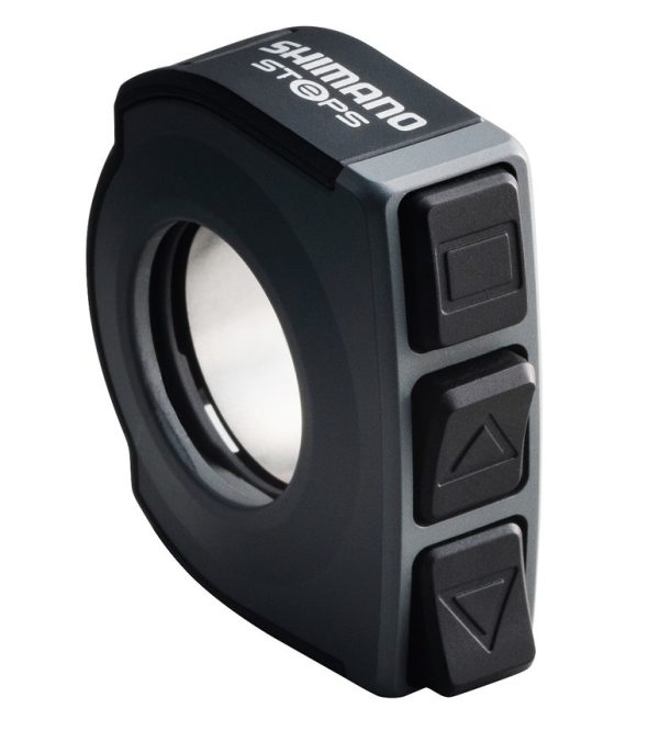 TASTER SHIMANO STEPS SW-E6000,SWITCH FOR ASSIST(INITIAL SETTING/SEIS SHIFT COMPATIBLE),W/ELECTRIC WIRE(FITTED TYPE,LENGTH 355MM),W/CORD BAND A X2,CORD BAND B X1,GRAY,BULK