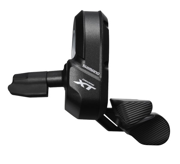 TASTER MJENJAČA SHIMANO DEORE XT DI2 SW-M8050-L, LIJEVI ZA PREDNJI, TIP OBUJMICA, BEZ KABEL ELEKTRIČNI, IND.PACK