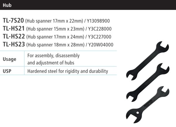 ALAT SHIMANO TL-HS23 SPANNER SET, ZA SLX,XT,XTR, SAINT, VILJUŠKASTI KLJUČ