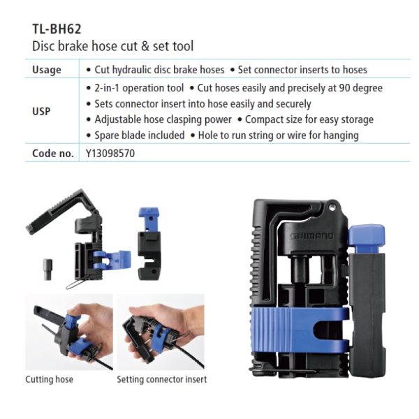 ALAT SHIMANO TL-BH62 ZA REZANJE ULJNE CIJEVI I MATICA SET - Slika 2