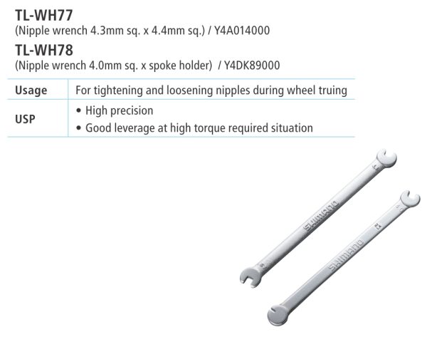 ALAT SHIMANO TL-WH77 NIPLA WRENCH, ZA NIPLE 4.3 MM I 4.4 MM