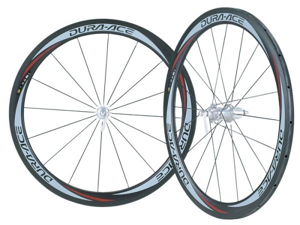 KOTAČ SHIMANO DURA-ACE WH-7801 KARBON PREDNJI I ZADNJI OLD:P/100/Z/130MM OBRUČ TIP TUBULAR 10 BRZINA, UKLJ. KOČIONA OBLOGA ZA KARBONSKI OBRUČ UKLJ. SM-WB11, IND.PACK