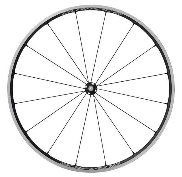 KOTAČ SHIMANO DURA-ACE WH-R9100-C24-CL, PREDNJI, 16R, KARBONSKI OBRUČ LAMINATE, SA TRAKOM OBRUČA, CLINCHER, OLD 100MM, IND.PACK