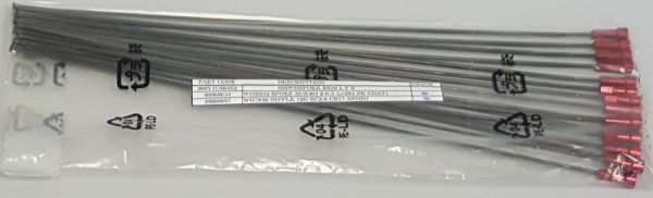 ŽBICA SHIMANO ZA WH-RS10-L PREDNJA, ZA STANDARD SPEC(CRVENA NALJEPNICA), ŽBICA(284MM X16), NIPL(RDEČ) X16