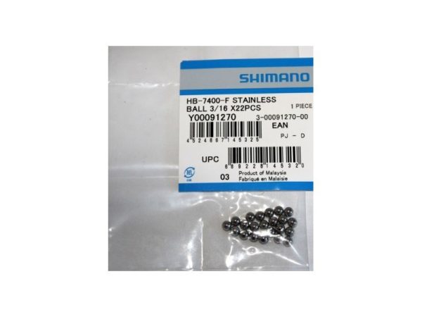 KUGLICA SHIMANO ZA HB-7400-F, STAINLESS KUGLICA (3/16) 22KOM