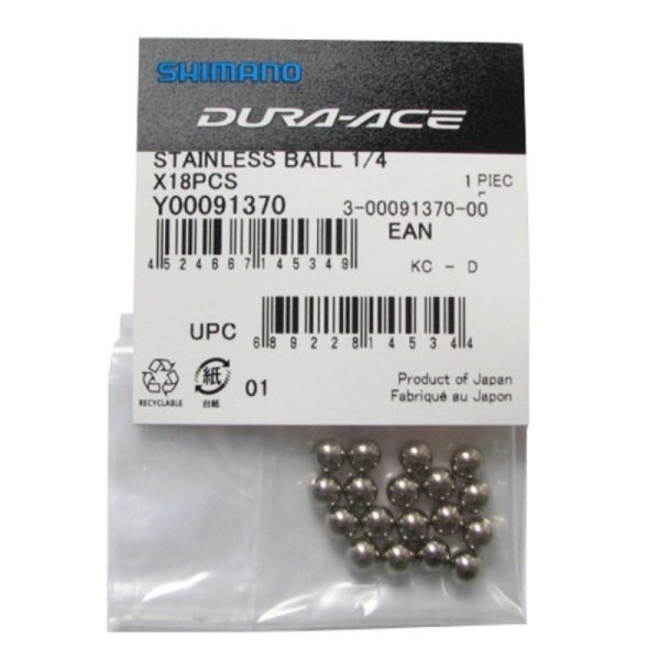 KUGLICE NEHRĐAJUĆE SHIMANO 1/4", 18 PCS
