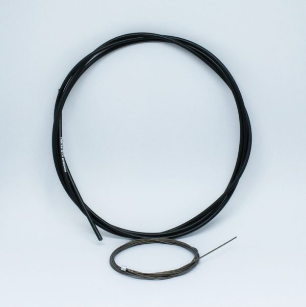 SAJLA I BUŽIR MJENJAČA MTB SHIMANO POLYMER COATED, CRNA
