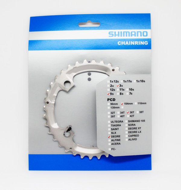 LANČANIK POGONA SHIMANO FC-M532 36Z SREBRN