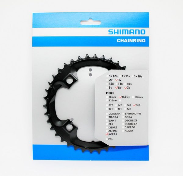 LANČANIK POGONA SHIMANO FC-M361 38Z CRN