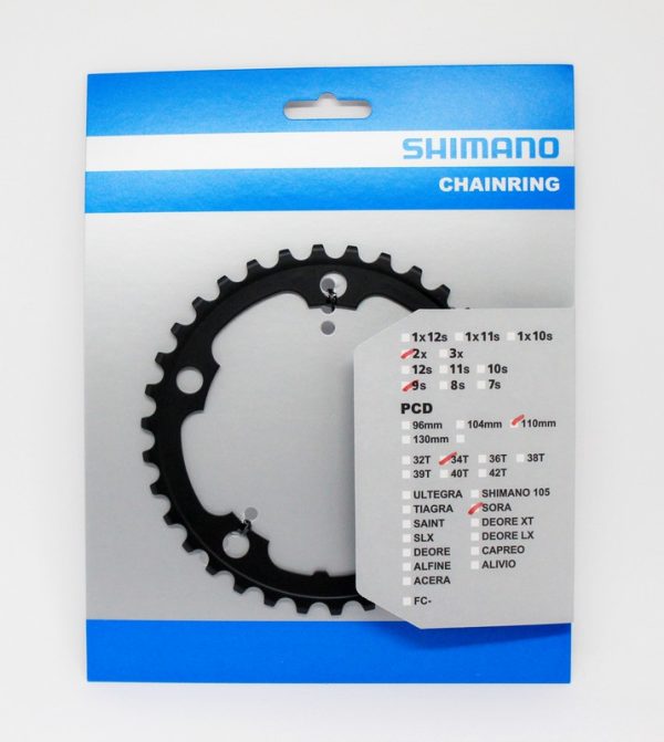 LANČANIK POGONA SHIMANO FC-3550 34Z, CRN