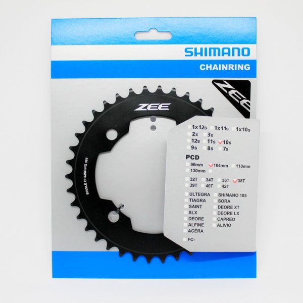 LANČANIK POGONA SHIMANO ZEE FC-M640, 38Z, CRN