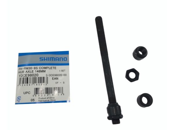OSOVINA SHIMANO FH-RM30-8S KOMPLETNA 146MM 5-3/4" ZA ZATVARAČ QR - Slika 2