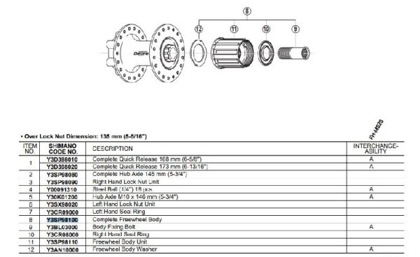 ČEGRTALJKA SHIMANO ZA FH-M525A