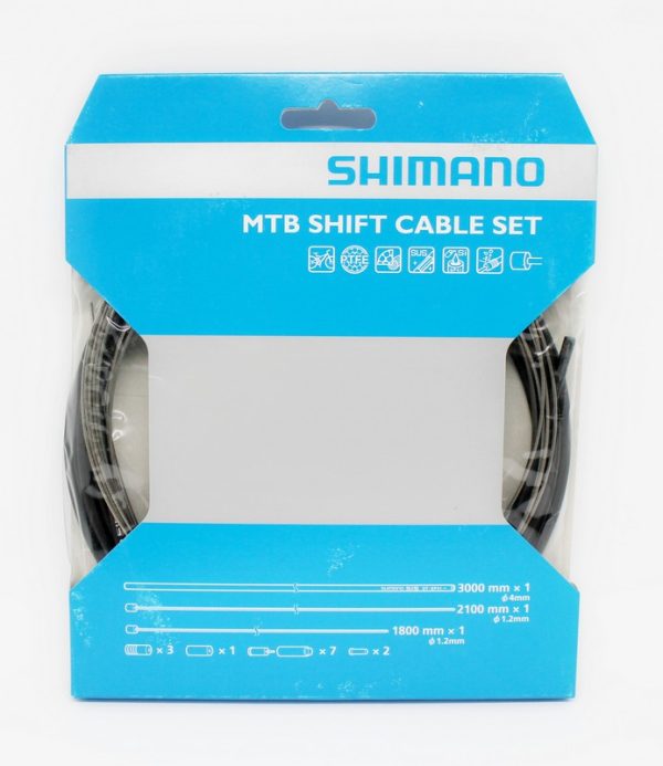 SAJLA I BUŽIR MJENJAČA MTB PTFE SET, BUŽIR MJENJAČA SP41 SEALED 3000MM CRN, SAJLA I BUŽIR MJENJAČA 1800/2100MM PTFE, SEALED KAPICA BUŽIRA, RUBBER BOOT I INNER END CAP