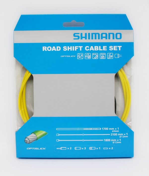 SAJLA I BUŽIR MJENJAČA SHIMANO ROAD OPTISLIK SET ŽUT