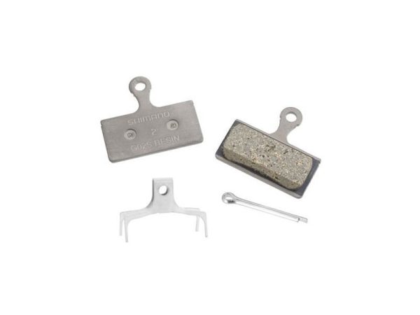 PLOČICA KOČIONA SHIMANO G02S RESIN PLOČICA I OPRUGA, BOX 25 PARI