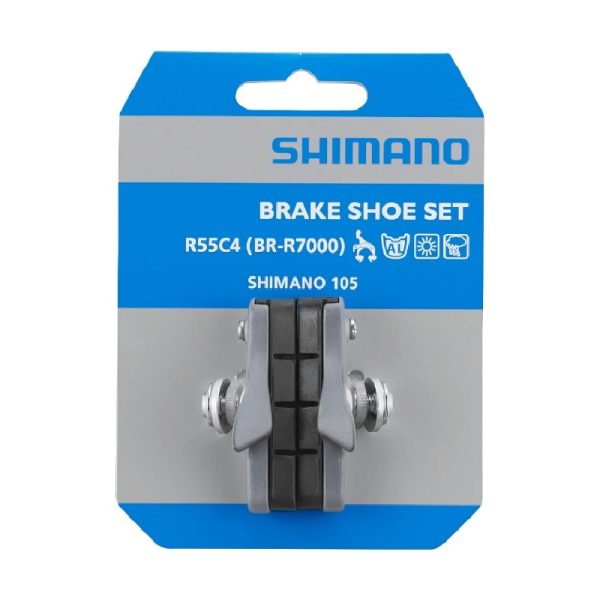 KOČIONA OBLOGA SHIMANO R55C4 CARTRIDGE TIP, ZA BR-R7000 (PAR/SREBRNE)